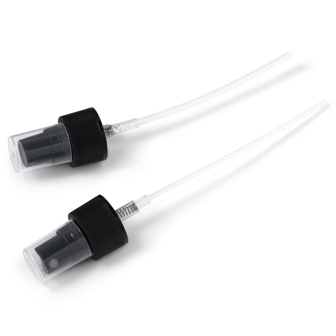 Black Aluminium Screw Lid Bottles with Optional Pump or Spray Caps T9988 - Tinware Direct