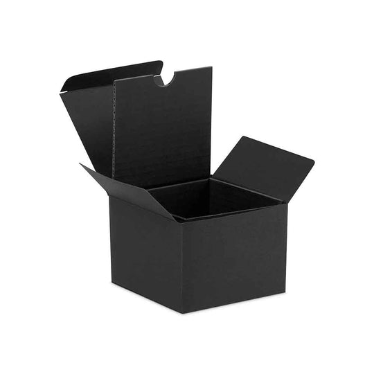 CB707052B Flat pack black gift box