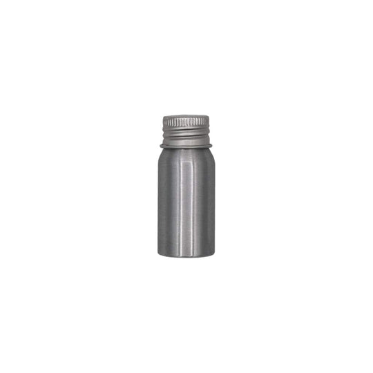 Silver Aluminium Screw Lid Bottles with Optional Pump or Spray Caps T9902 - Tinware Direct
