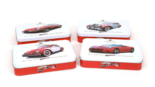 Cambells Shortbread classic car packaging