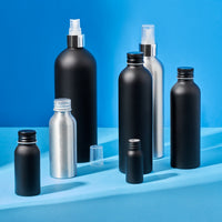Aluminium Screw Lid Bottles With Pump Or Spray Caps