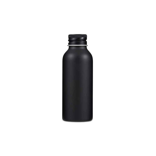 Silver or Black Aluminium Screw Lid Bottles with Optional Pump or Spray Caps